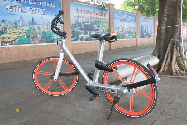Moto Bicyclette part du régime gouvernemental Guangzhou Chine — Photo