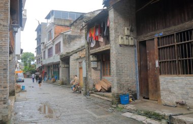 Xingping tarihi köy cityscape Xingping Çin.