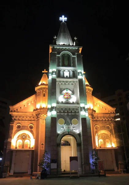 Kutsal tespih Katedrali Munor Basikica Kilisesi Kaohsiung Tayvan — Stok fotoğraf