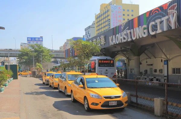 Taxi taxi trasporto pubblico Kaohsiung Taiwan — Foto Stock