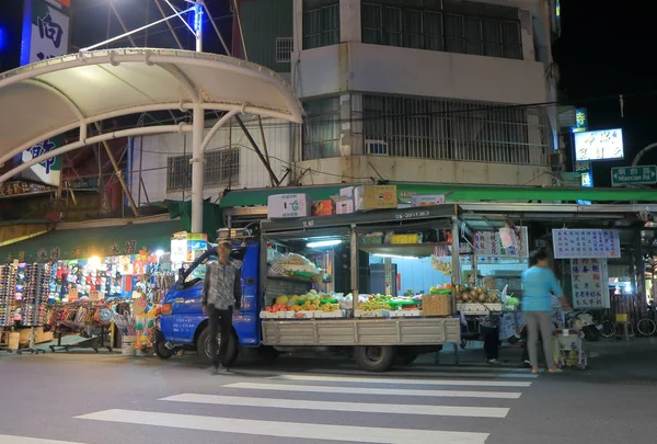 Semt pazarı Cijin Kaohsiung Tayvan — Stok fotoğraf