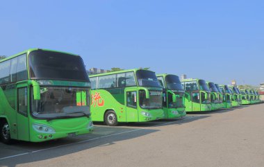 ubus şehirler arası otobüs Taichung Tayvan