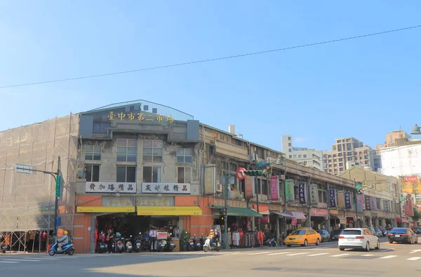 Tweede markt Taichung, Taiwan — Stockfoto