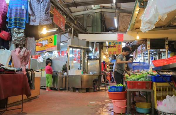 Второй рынок Тайчжун Тайвань — стоковое фото