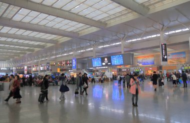 Shanghai Hongqiao tren istasyonu Shanghai Çin