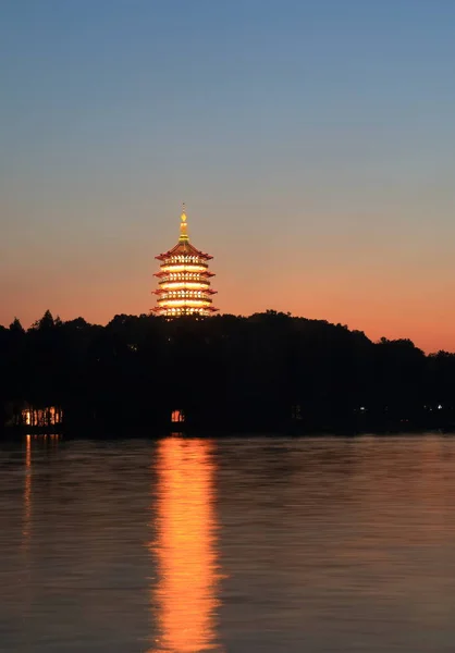 中国杭州西湖風景 — ストック写真