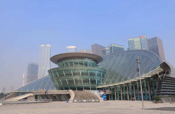 Współczesna architektura gród Hangzhou China — Zdjęcie stockowe