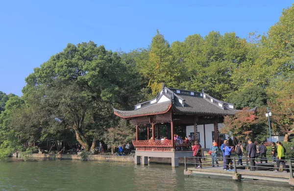 Paisaje urbano del lago oeste Hangzhou China — Foto de Stock