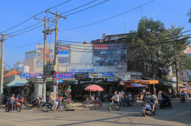 Dan Sinh pazarı Ho Chi Minh City Saigon Vietanm