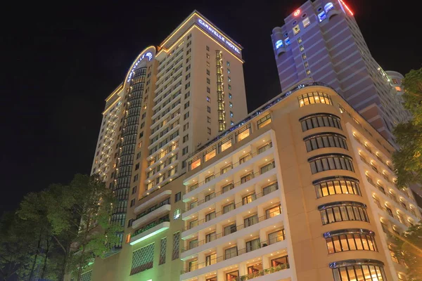 Caravelle Hotel Dong Khoi street cityscape胡志明市西贡越南 — 图库照片