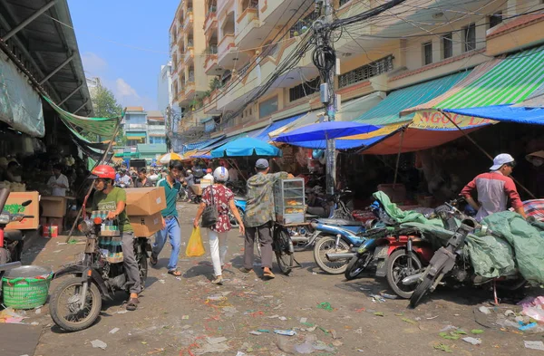 Binh Tay pazarı Çin Mahallesi Ho Chi Minh Şehir Saigonu Vietnam — Stok fotoğraf