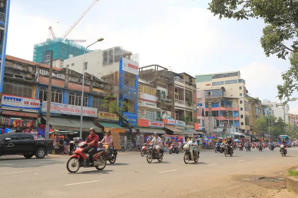 차이나타운 거리 베트남 호치민 시티 사이공 — 스톡 사진