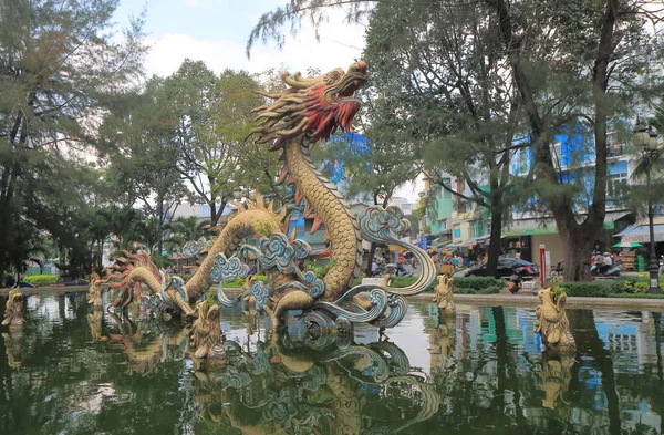 唐人街公园景观胡志明市西贡越南 — 图库照片