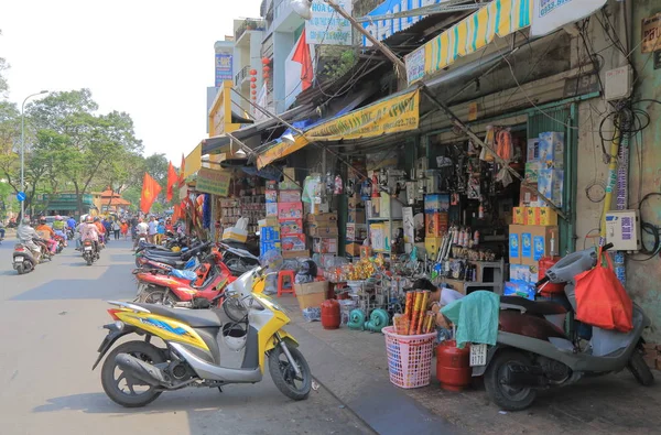 Chinatown panoráma města Ho Či Minovo Město Saigon Vietnam — Stock fotografie