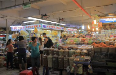Bir Dong pazarı Ho Chi Minh şehri Saigon Vietnam