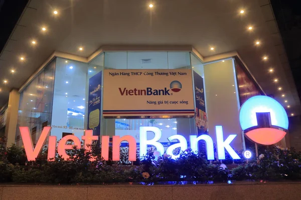 Vietinbank Vietnamese bank Vietnam. — Stock Photo, Image