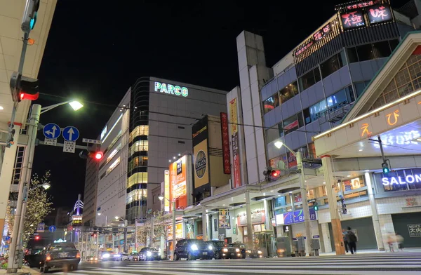 八丁堀广岛市中心城市景观日本 — 图库照片