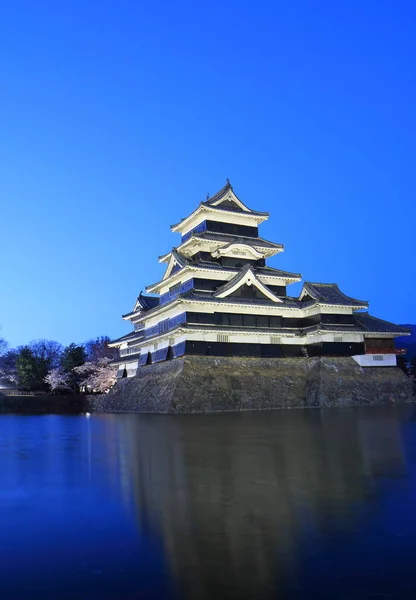Architettura storica del castello di Matsumoto a Nagano Giappone — Foto Stock