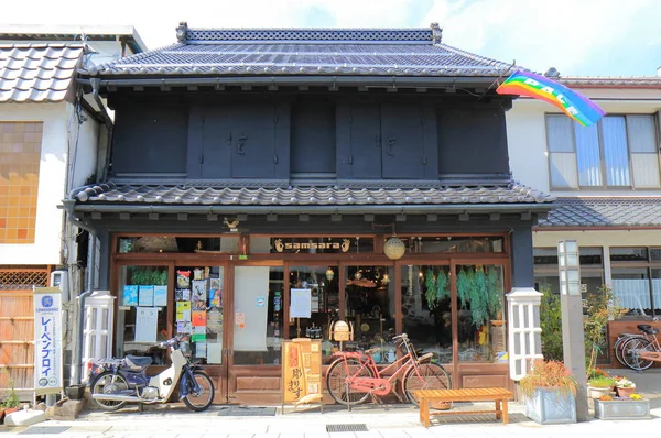 Historische straat Matsumoto Nagano, Japan — Stockfoto