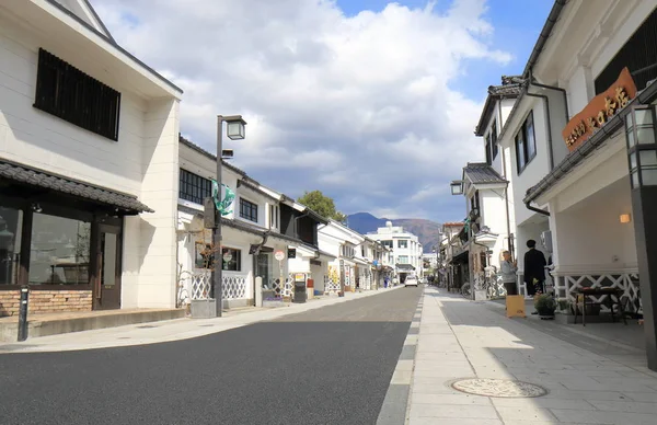 Tarihsel sokak Matsumoto Nagano Japonya — Stok fotoğraf