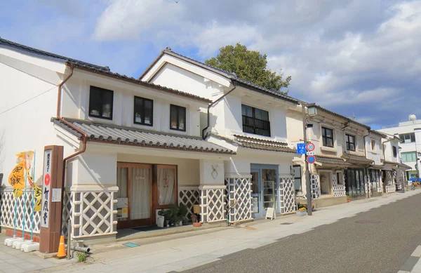 Historische straat Matsumoto Nagano, Japan — Stockfoto