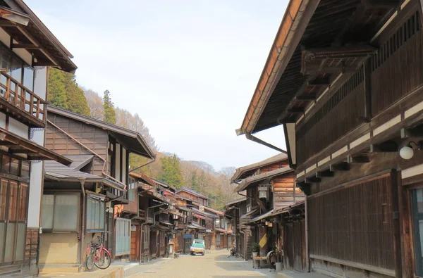 Naraijyuku historische huis straat Nagano Japan — Stockfoto