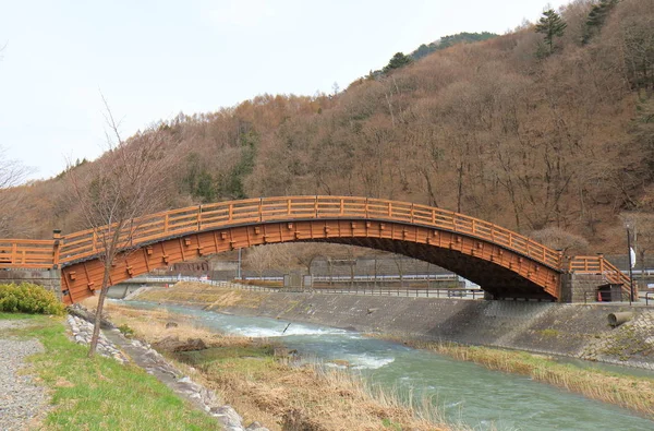Puente Kiso Oohashi Nagano Japón — Foto de Stock