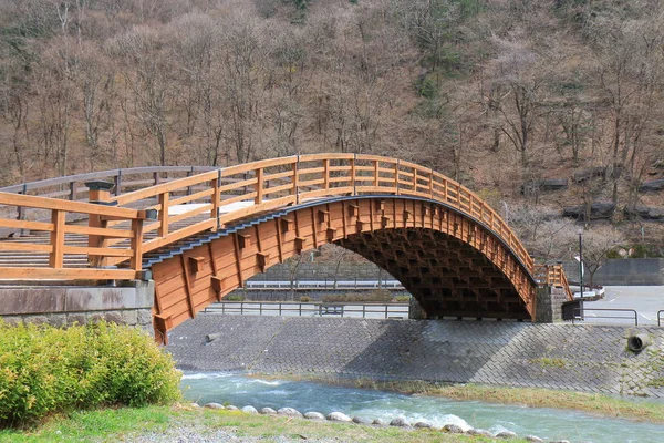 Most Kiso Oohashi Nagano Japonia — Zdjęcie stockowe