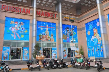 Rus pazarı Ho Chi Minh City Saigon Vietnam