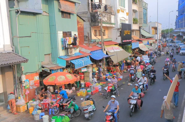 Ciudad Ho Chi Minh paisaje urbano Saigón Vietnam —  Fotos de Stock