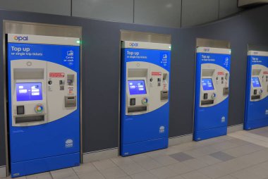 Sydney tren bilet makine Avustralya