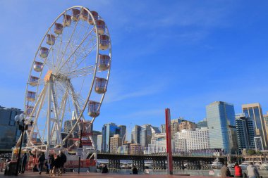 Darling Harbour Sydney cityscape Avustralya