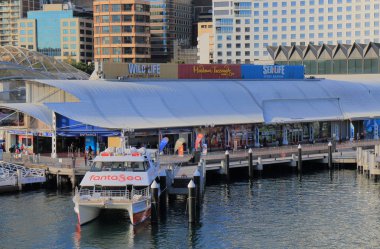 Darling Harbour Sydney cityscape Avustralya