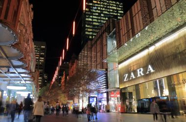 Alışveriş merkezi sokak cityscape Sydney Australia