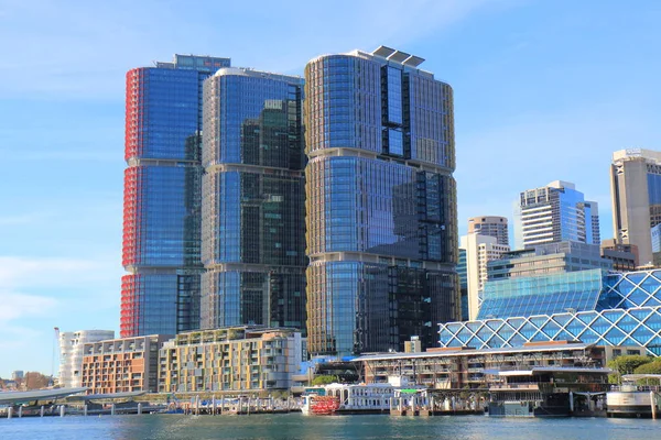 Darling Harbour in Sydney stadsgezicht Australië — Stockfoto