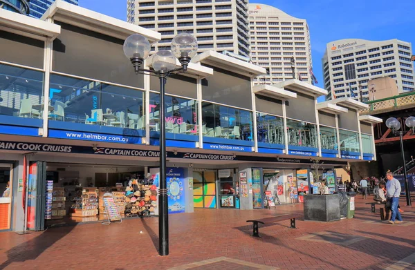 Darling Harbour cruise ticket office Sydney Australia — Stock Photo, Image