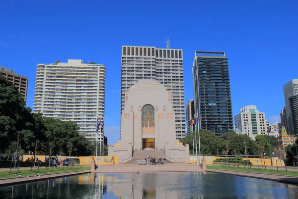 Hyde park Anzak Savaş Anıtı Sydney Australia — Stok fotoğraf