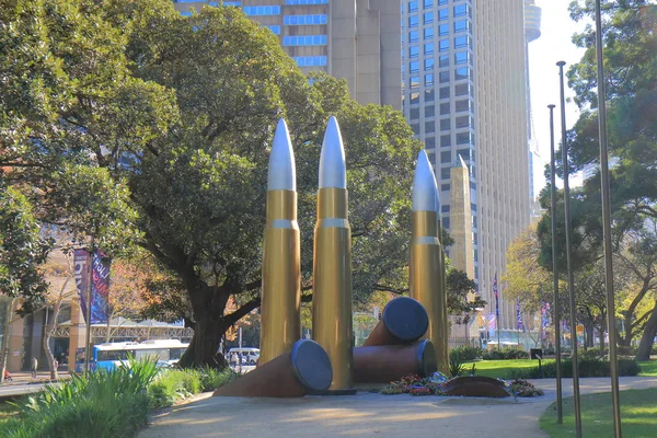 Hyde park kriegsdenkmal sydney australien — Stockfoto