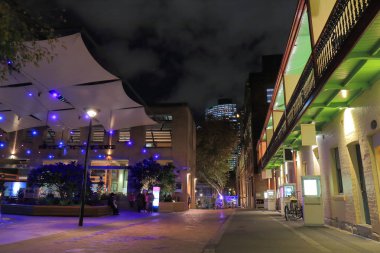 Tarihi mimari cityscape Sydney Australia kayalar