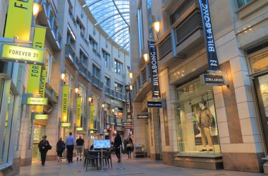 Sydney arcade alışveriş sokak Avustralya