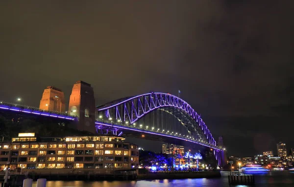 シドニー港都市の景観シドニーのハーバー ブリッジ — ストック写真