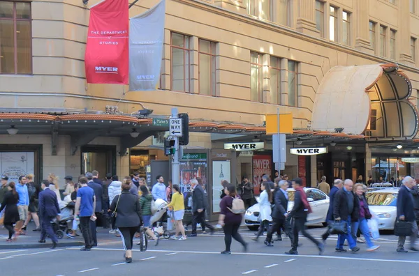 Pendelaars Sydney Australië — Stockfoto