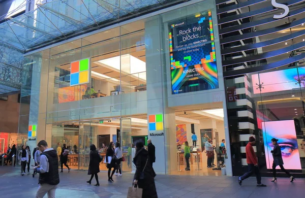 Το Microsoft store Σίδνεϊ της Αυστραλίας — Φωτογραφία Αρχείου