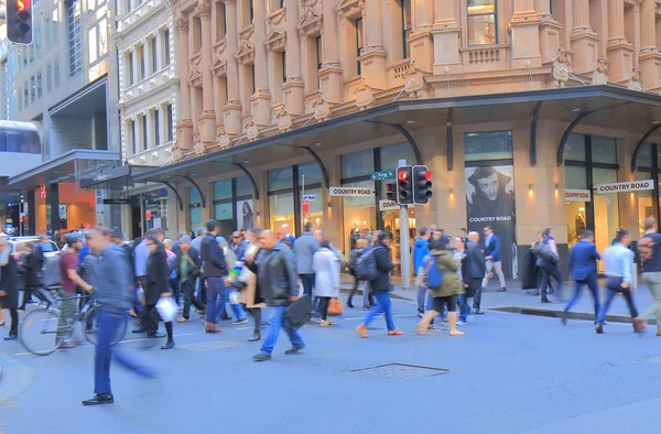 Commuters Sydney Australia — Stock Photo, Image