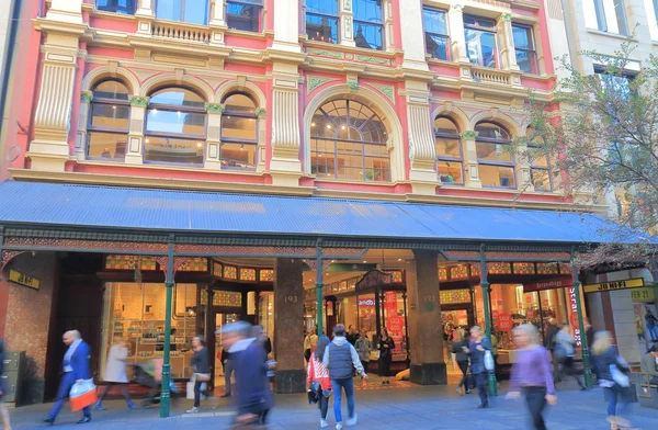 Pitt street winkelcentrum street Sydney Australia — Stockfoto