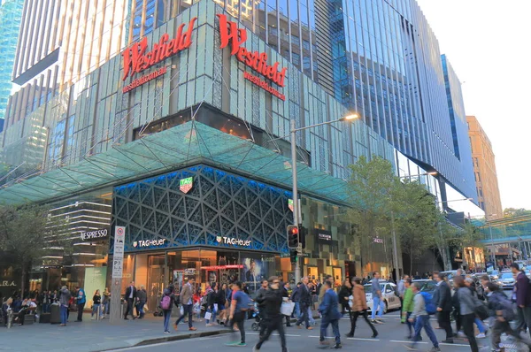 Westfield grandes almacenes tiendas Sydney Australia — Foto de Stock