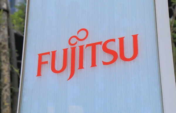 Fujitsu société d'électronique japonaise — Photo