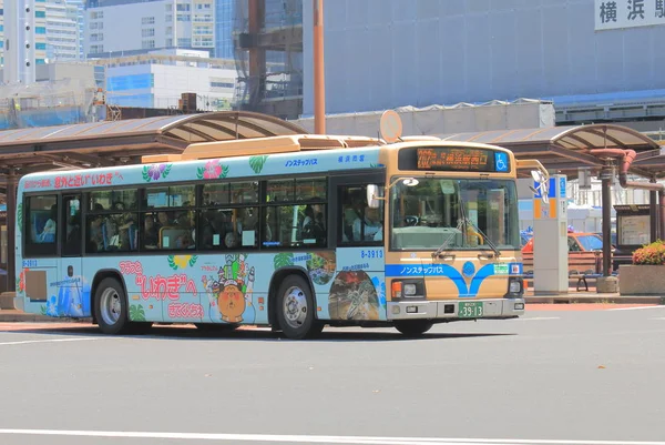 Yokohama autobús urbano transporte público Japón —  Fotos de Stock