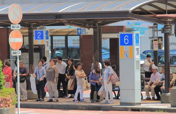Yokohama trein station bus terminal Japan — Stockfoto