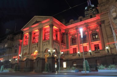Belediye binası tarihi mimari Melbourne Avustralya